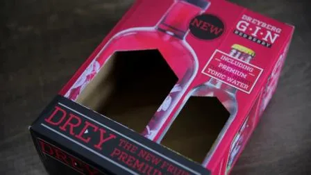 창을 가진 주문 브라우니 종이상자를 인쇄하는 쇼핑 플렉소 디자인 로고 인쇄